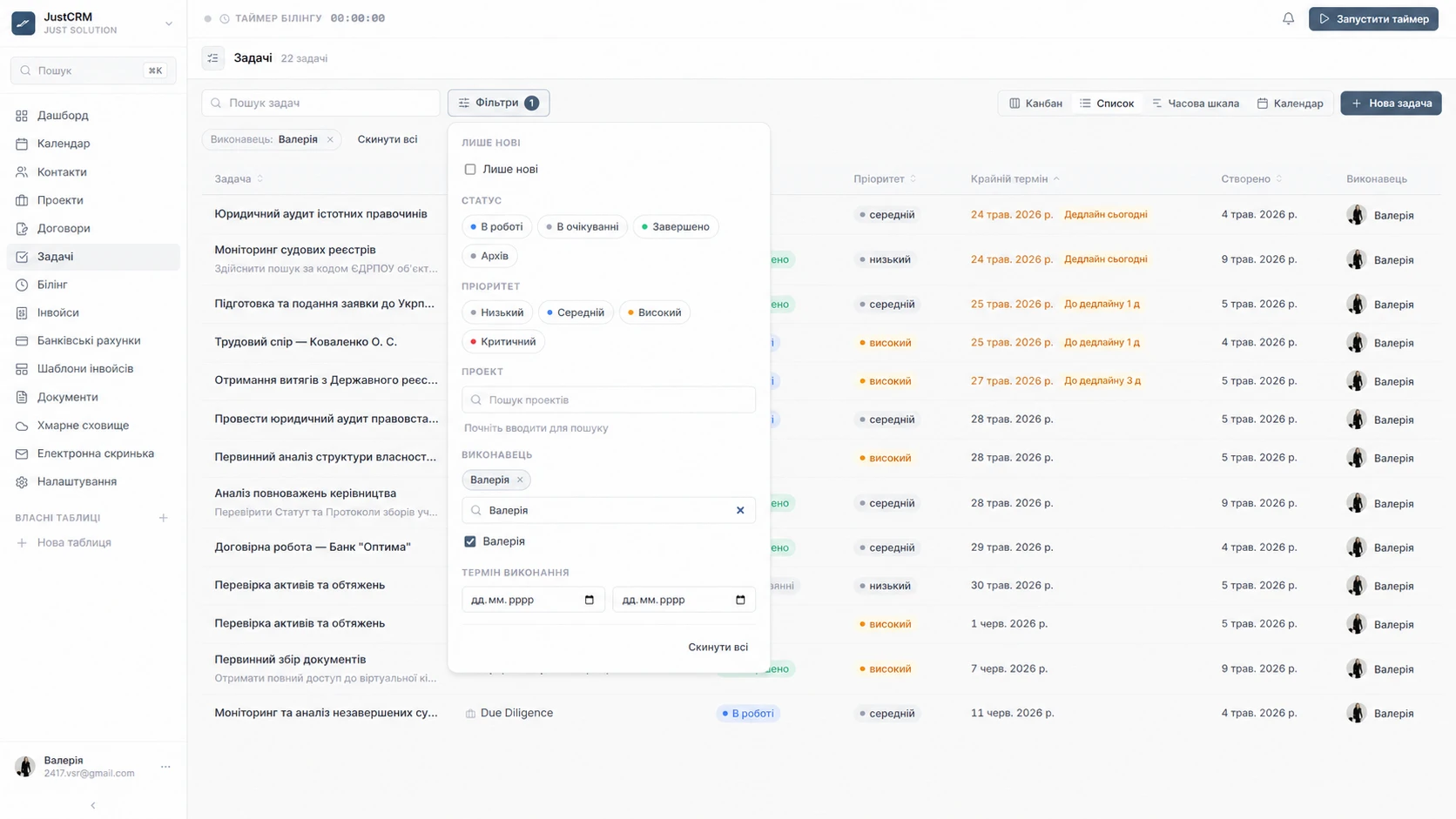 JustCRM — Контроль доступу (2)